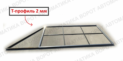 Комплект DELUXE для откатных ворот с шиной 6,5 м + привод LTM 600 + рейки 5 шт + каркас 4000х2000 мм (GateMotors)